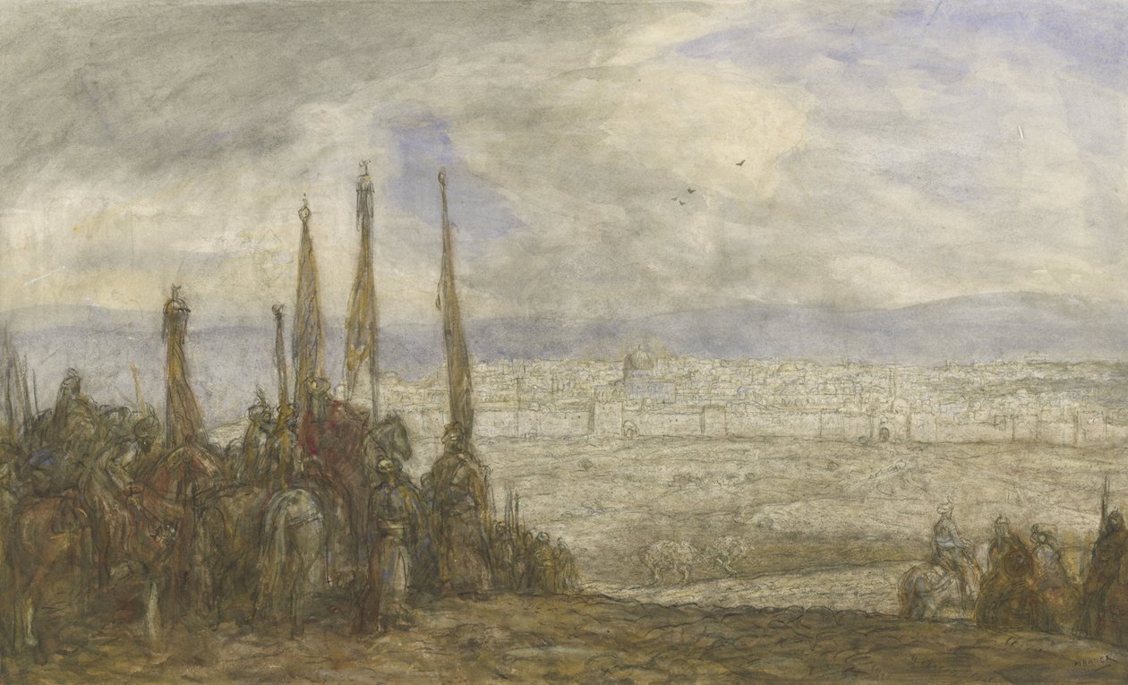 Ejército turco para Jerusalén de Marius Bauer