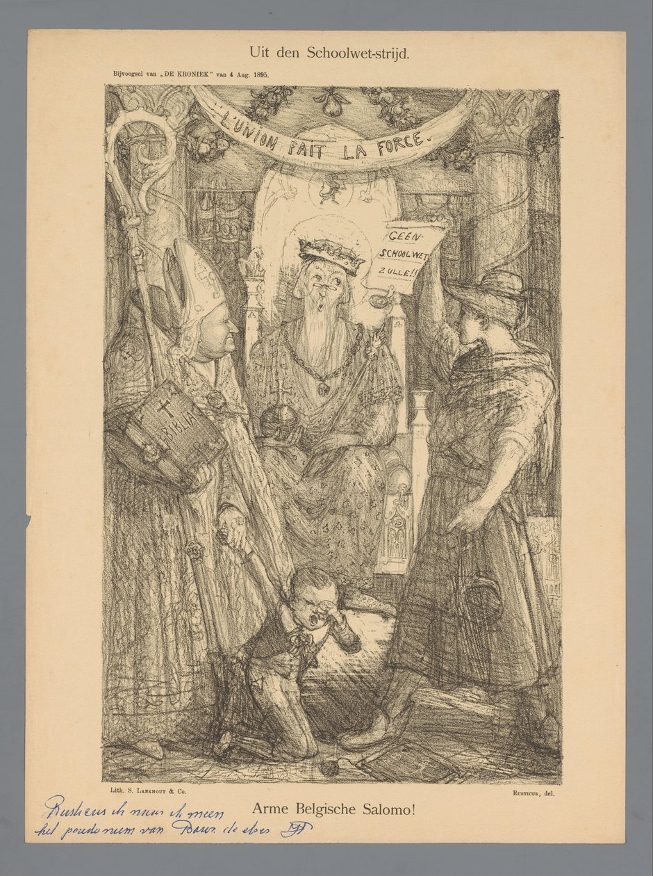 Out of the School Law Battle (título sobre el objeto) de Marius Bauer