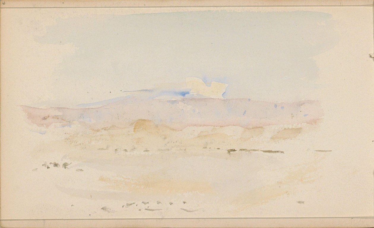 Paisaje desértico con montañas de Marius Bauer