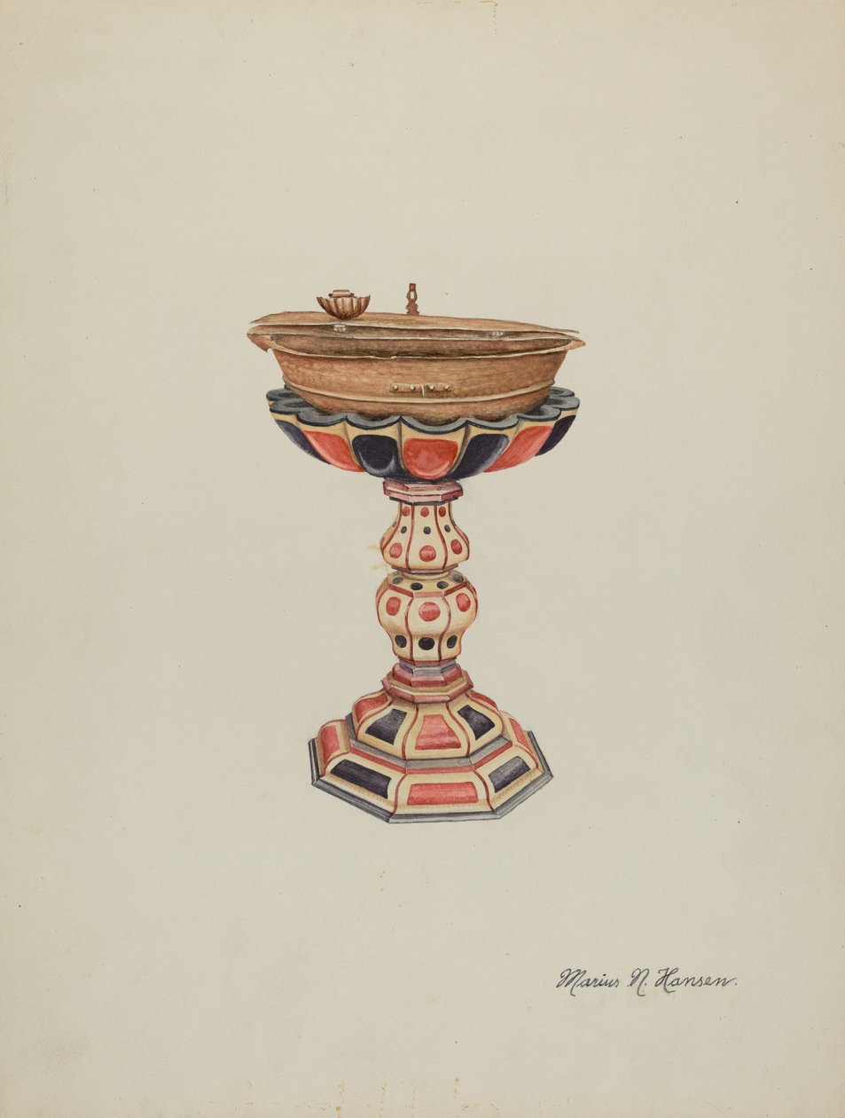 Pila Bautismal y Soporte de Marius Hansen