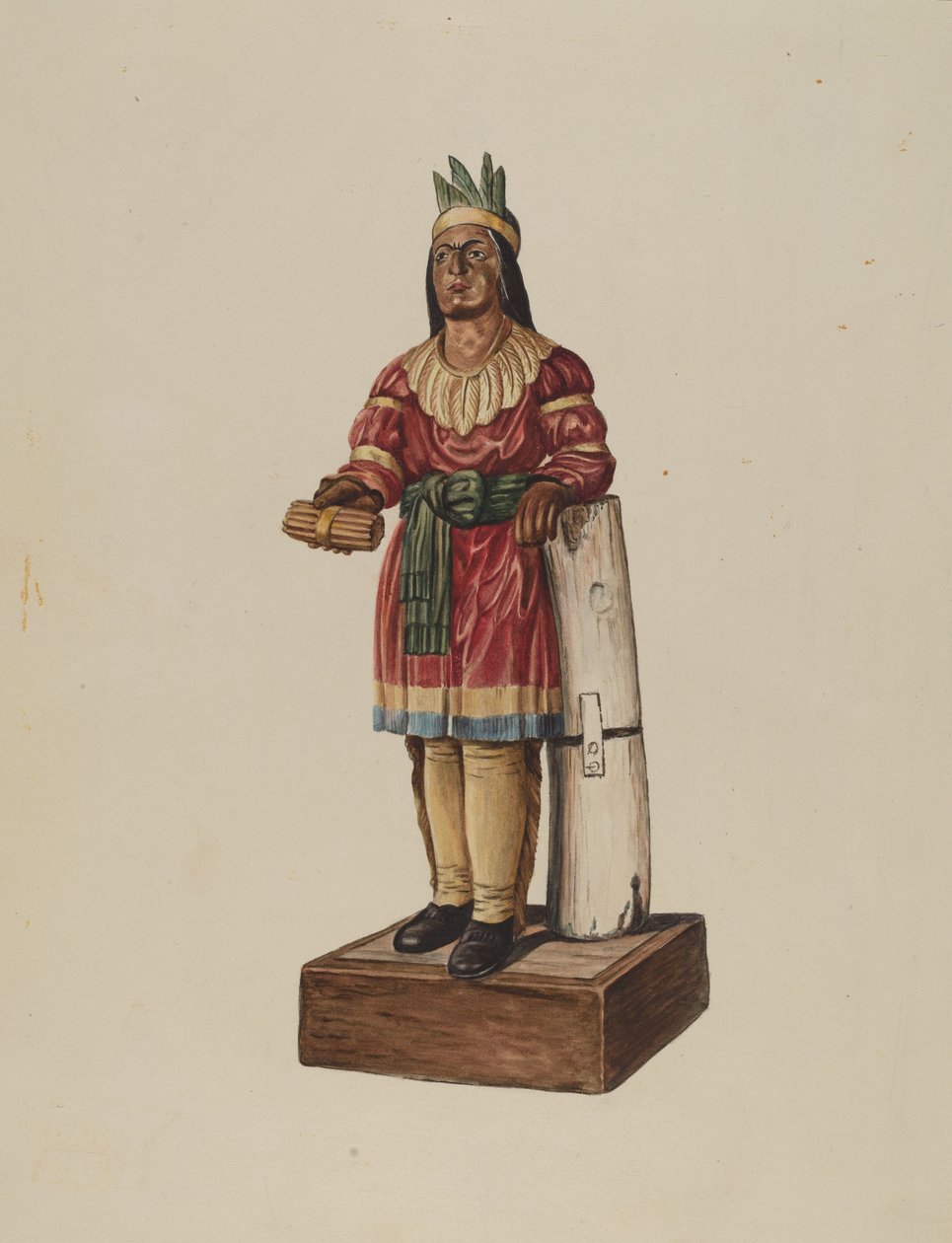 Indio de tienda de cigarros de Marius Hansen