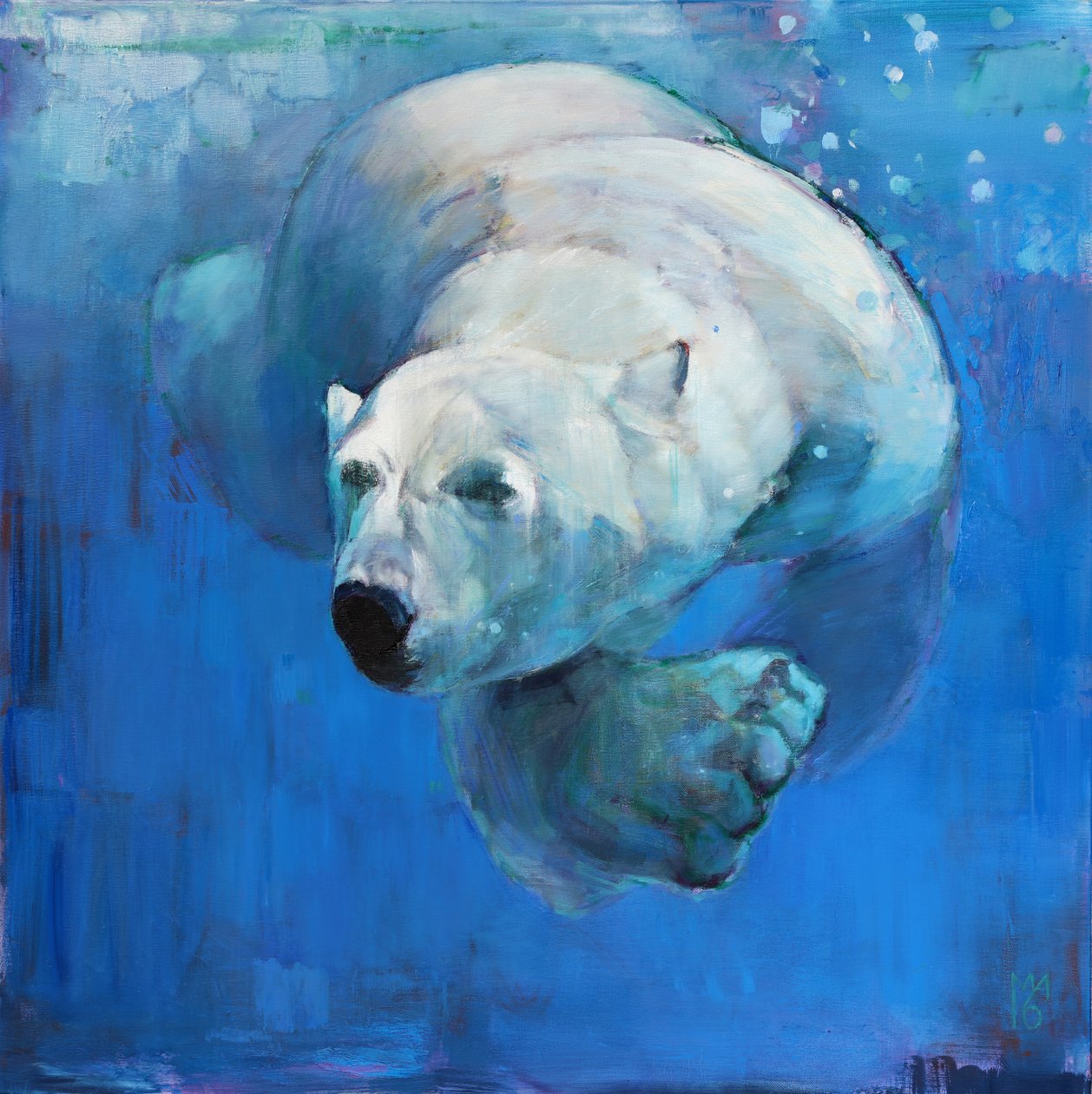 Azul profundo, 2016 de Mark Adlington