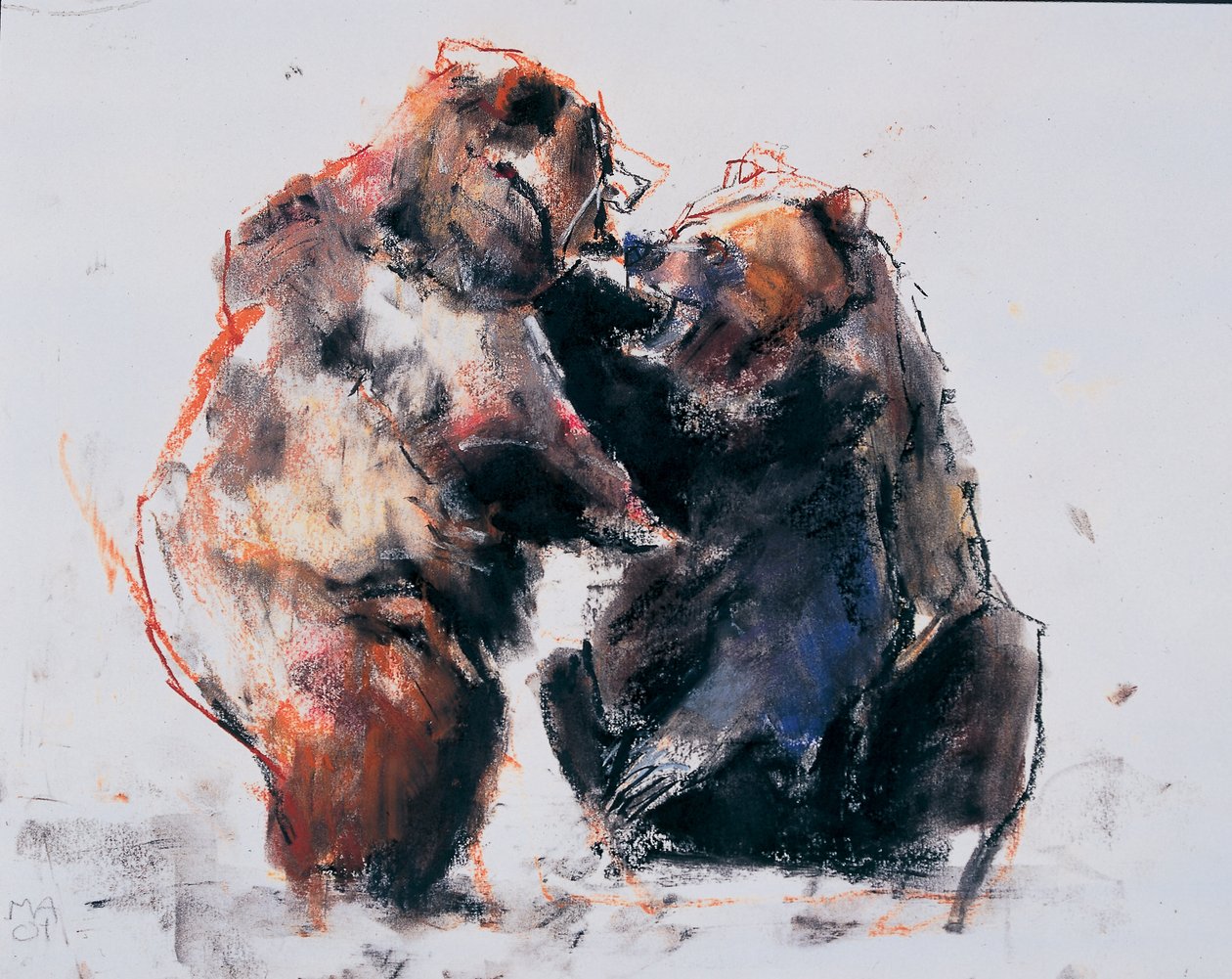 Osos pardos europeos, 2001 de Mark Adlington