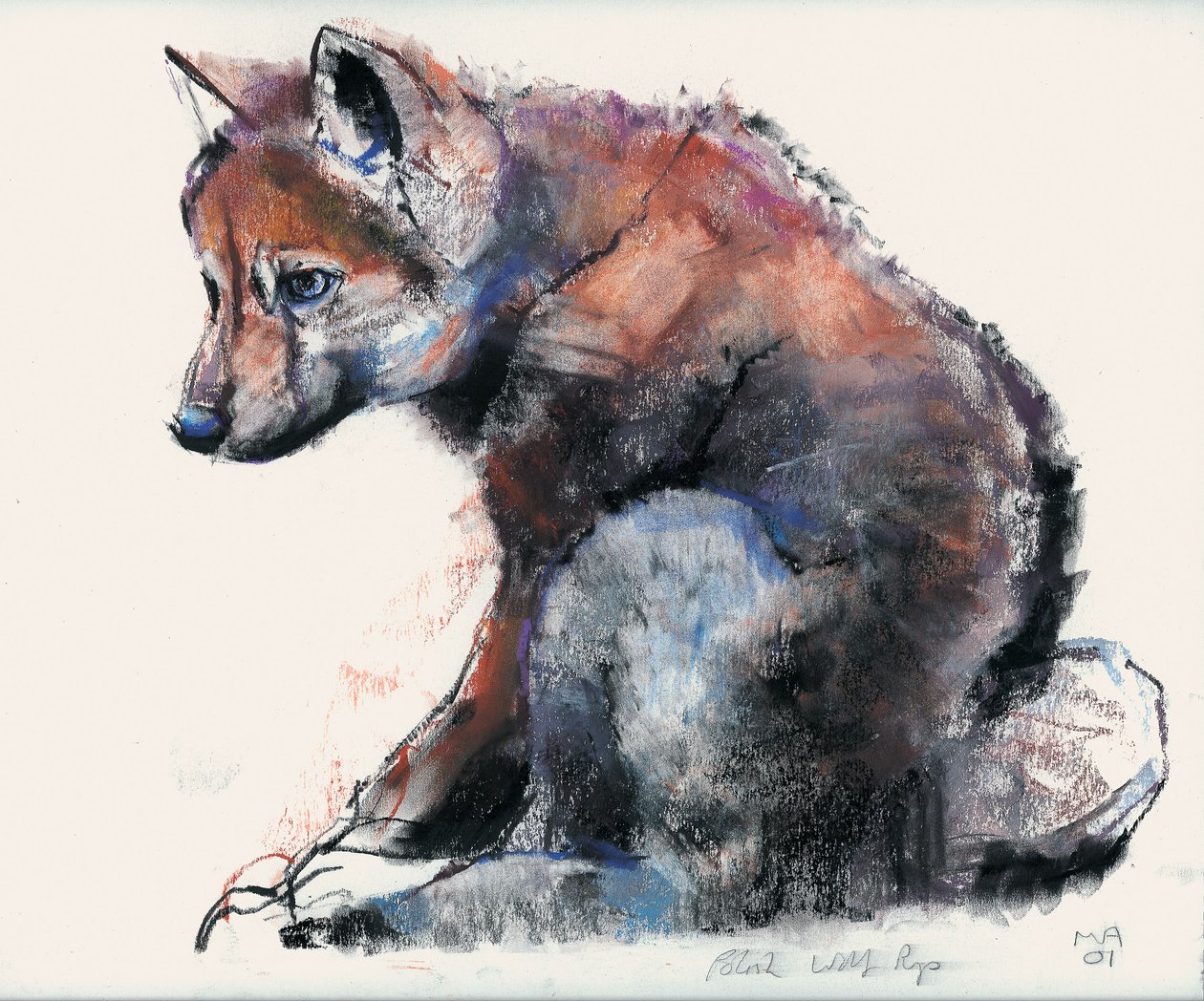 Cachorro de lobo polaco, 2001 de Mark Adlington