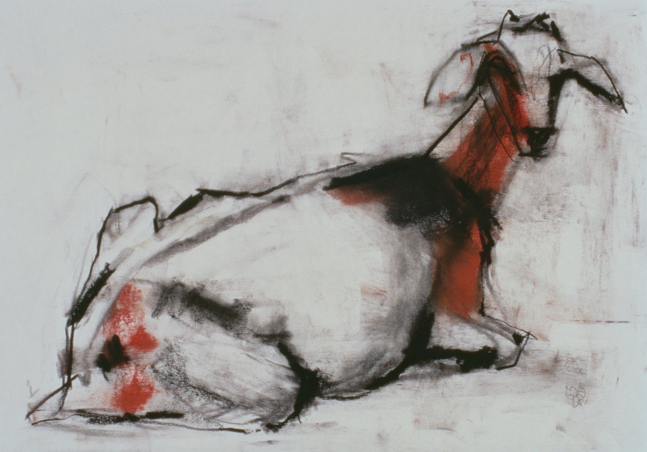 Cabra sentada, 1998 de Mark Adlington