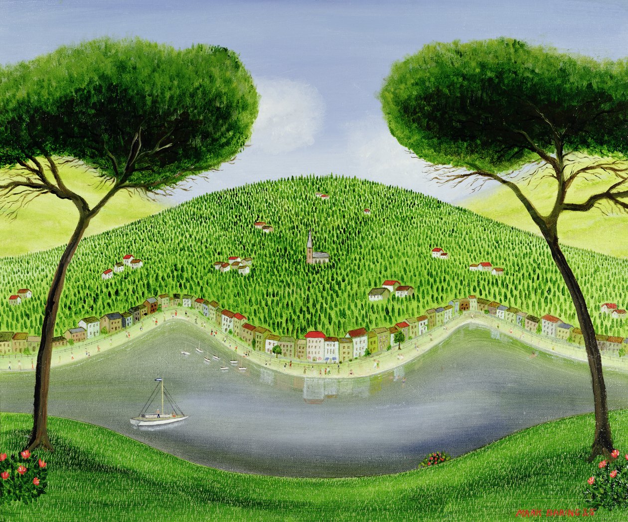 Bahía italiana de Mark Baring