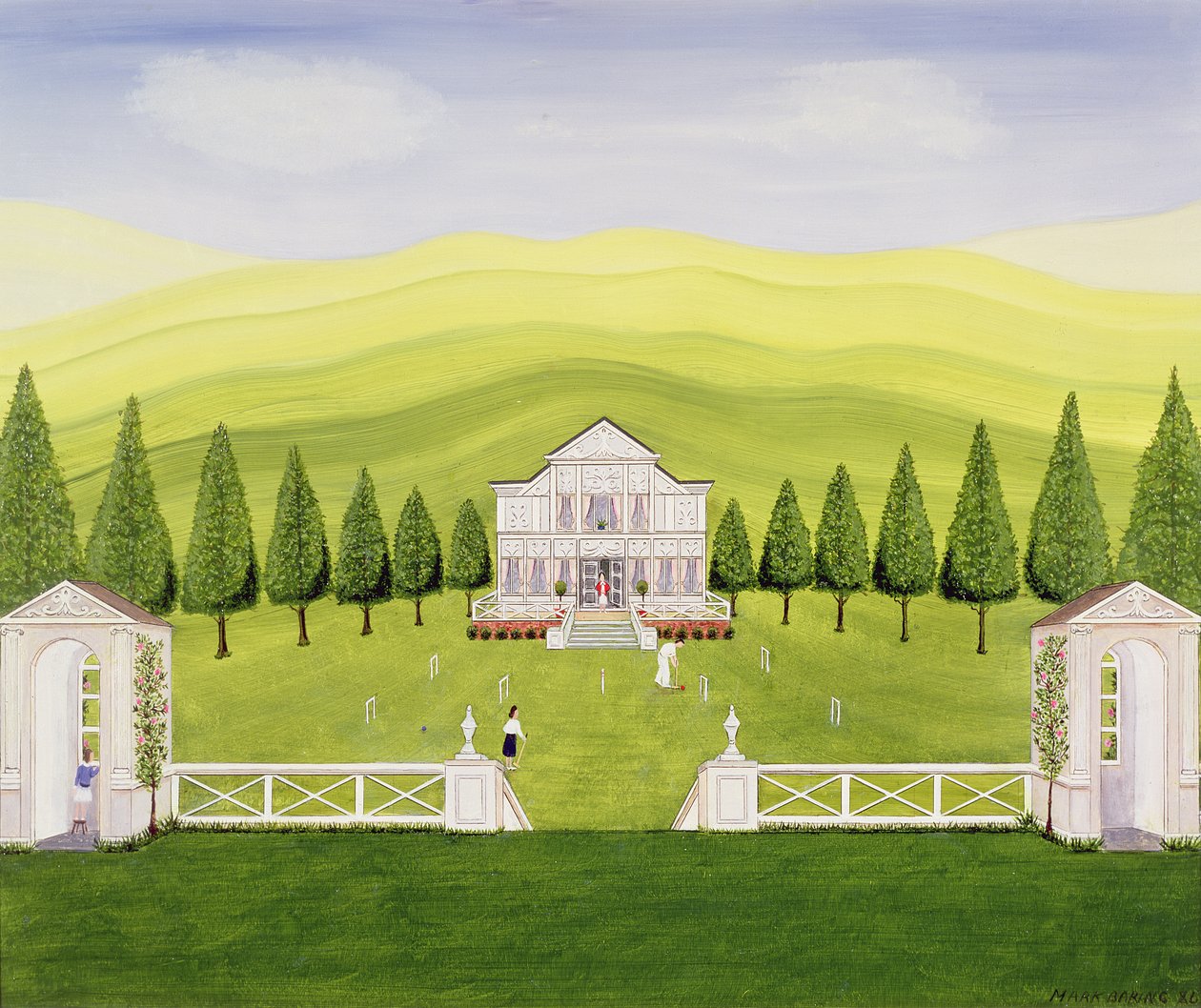 El césped de croquet de Mark Baring