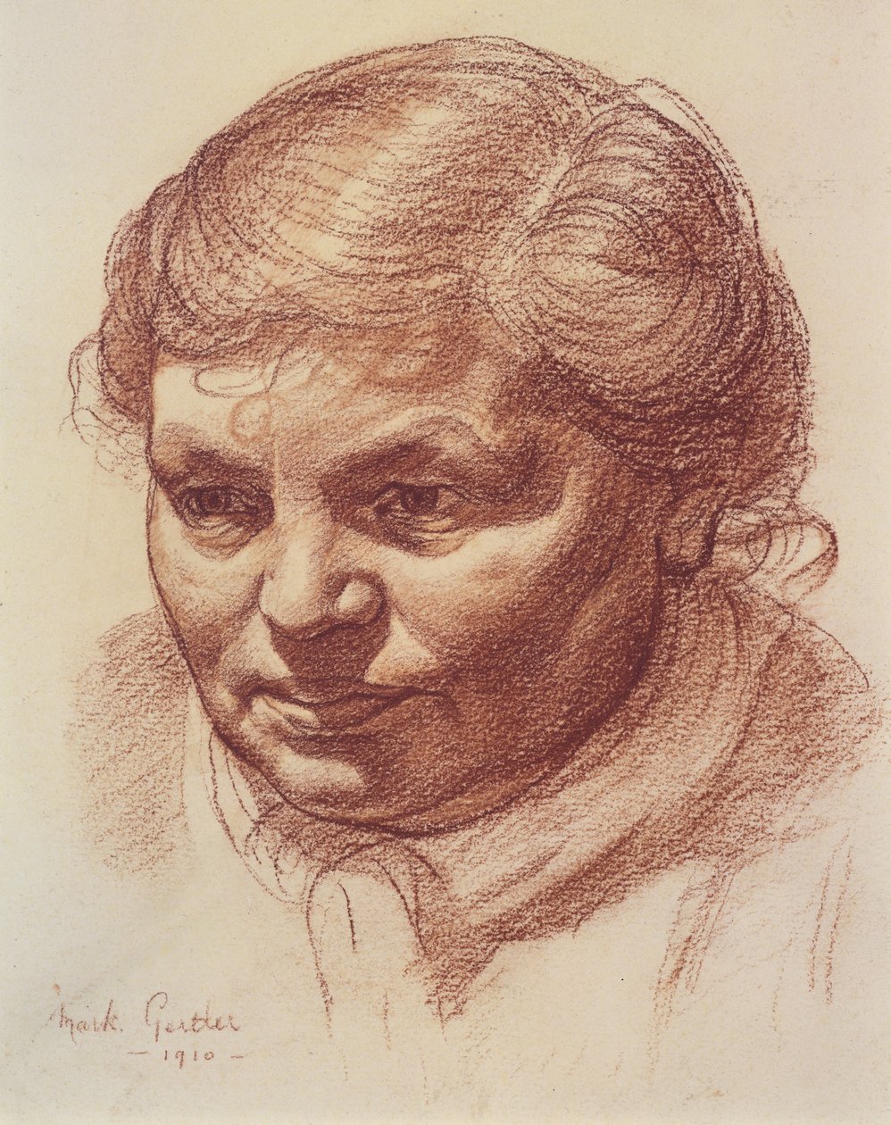 Cabeza de la madre del artista, 1910 de Mark Gertler