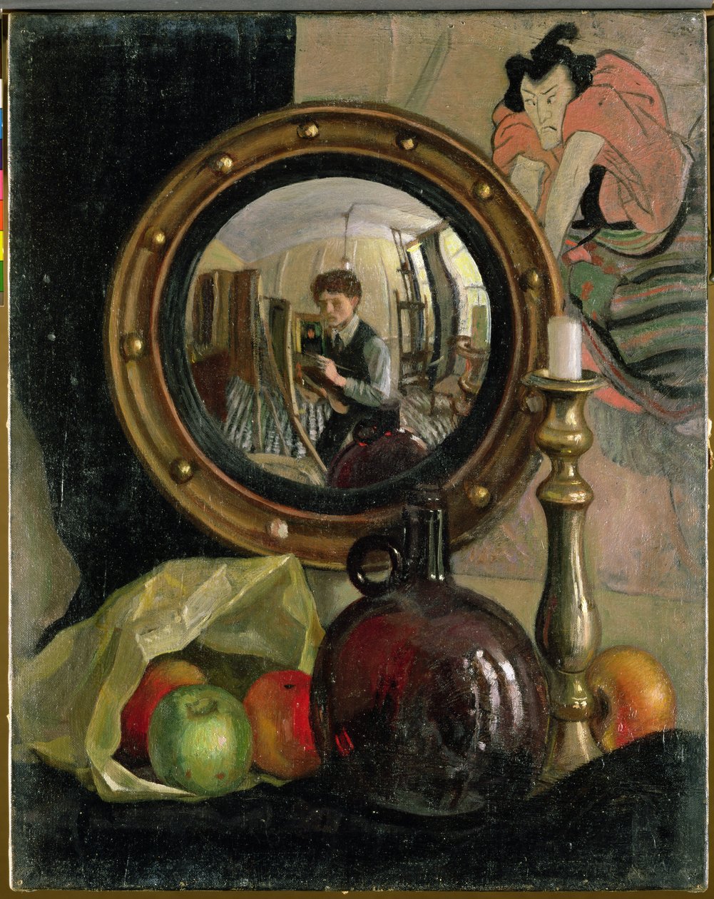 Naturaleza Muerta con Autorretrato de Mark Gertler