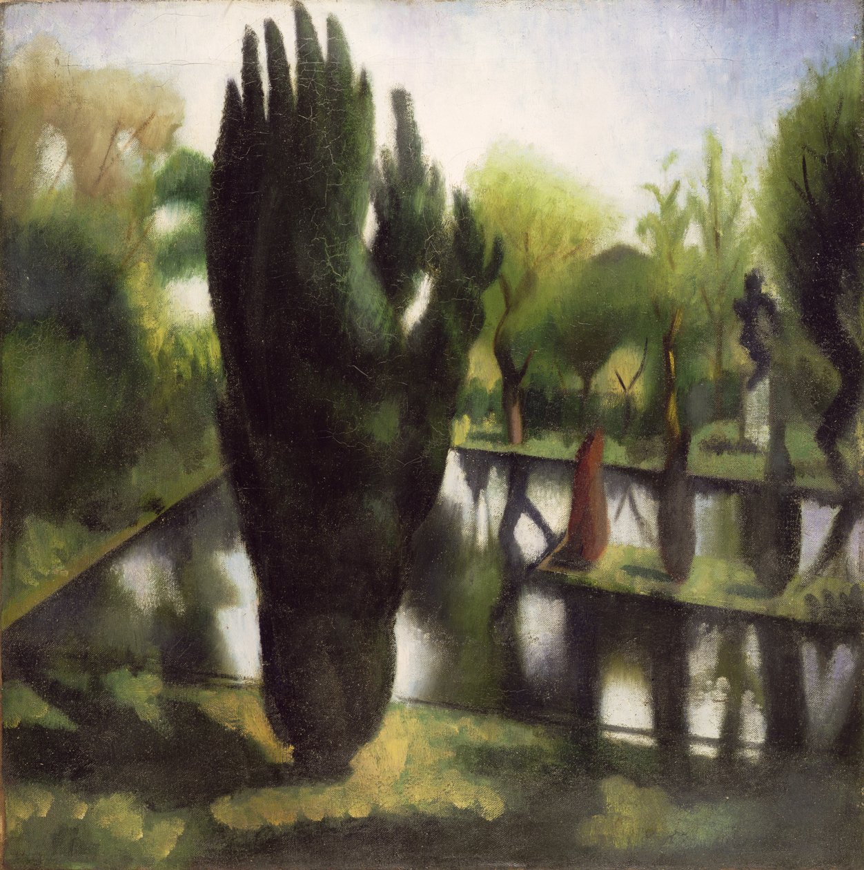 El estanque en Garsington de Mark Gertler