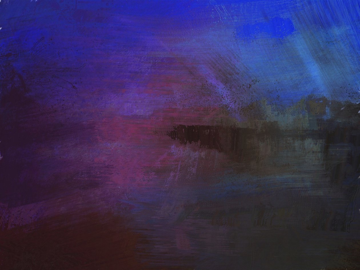 Una tormenta en el muelle de Cromer, Norfolk, 2016 (técnica mixta) de Mark Gordon