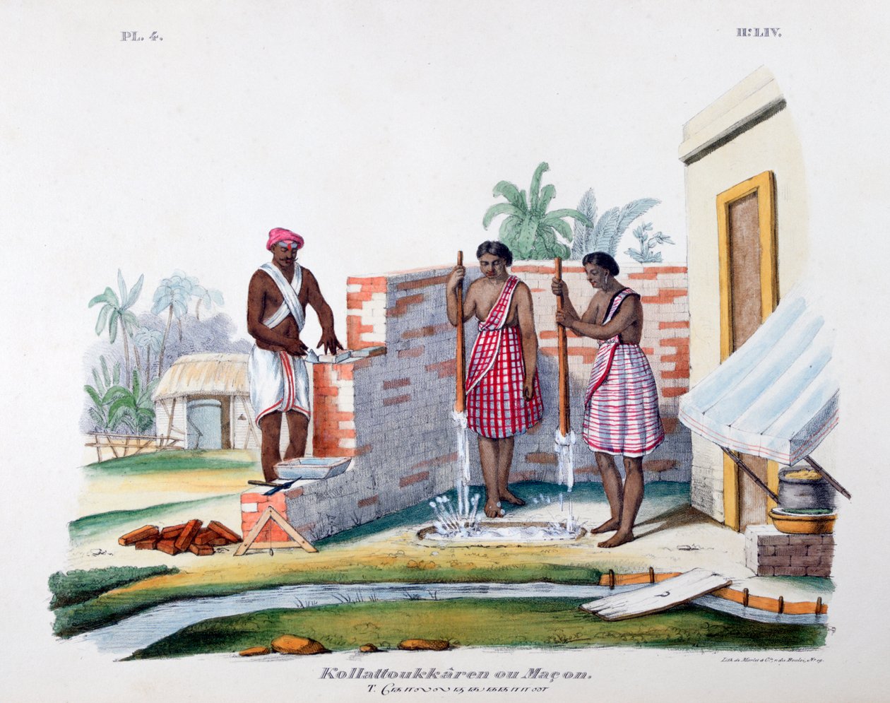 Albañil, 1828 de Marlet et Cie