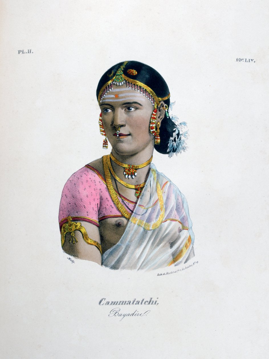 Bailarina bayadera, 1828 de Marlet et Cie