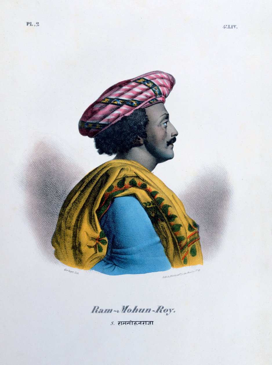 Ram Mohan Roy, fundador del Brahmo Samaj, 1828 de Marlet et Cie