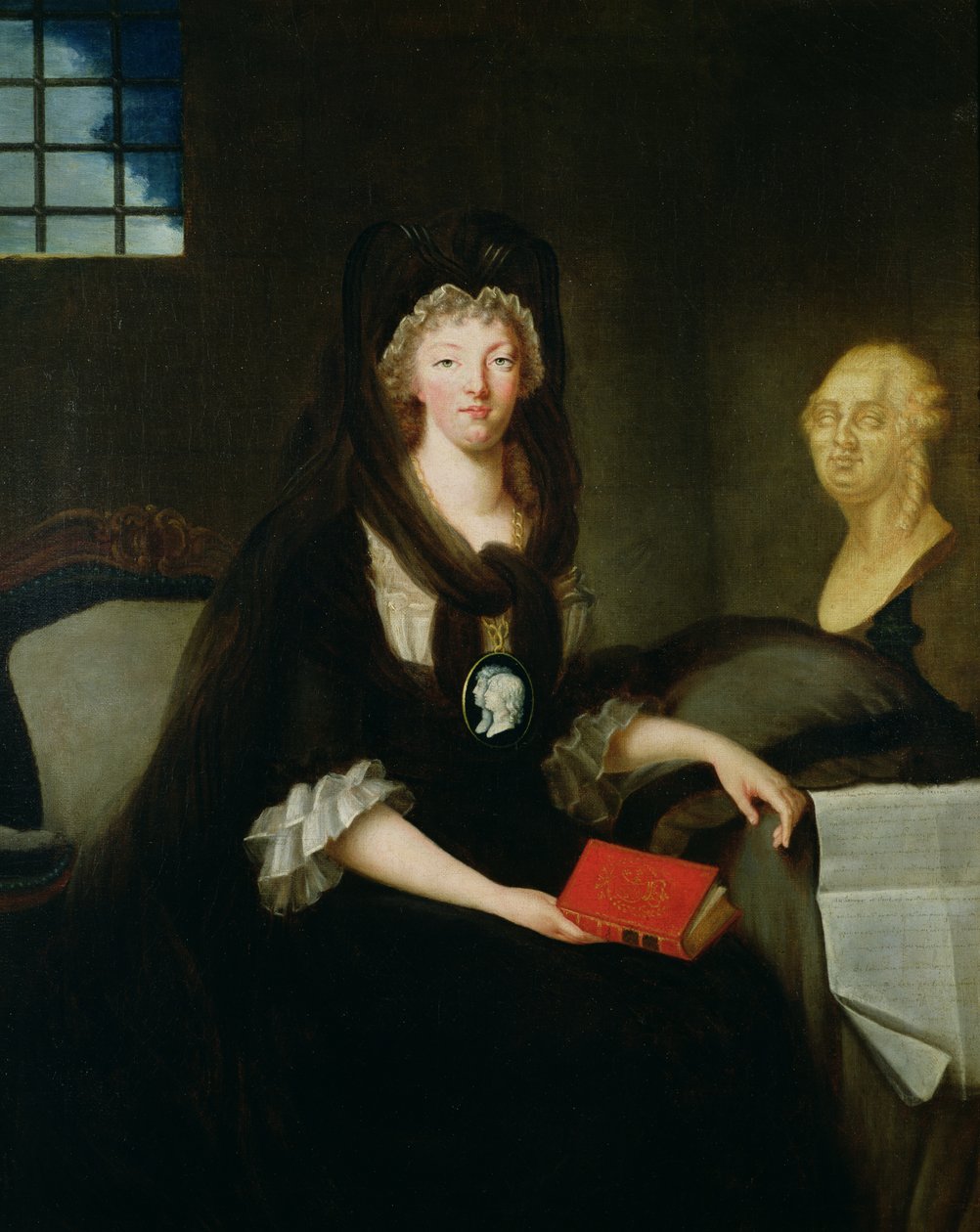 María Antonieta (1755-93) en la Conciergerie de Marquise de Brehan