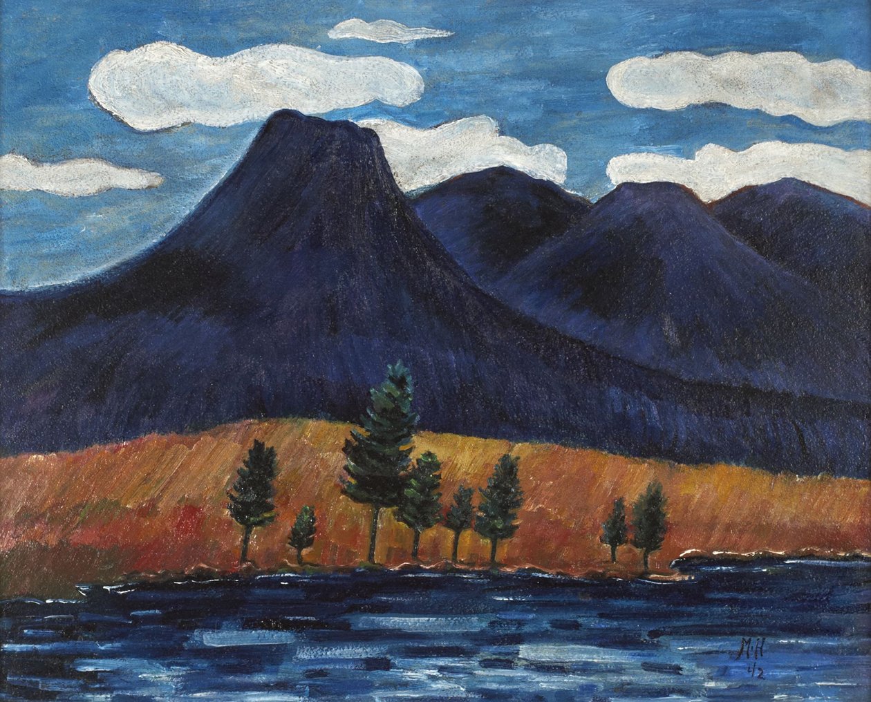 Paisaje azul de Marsden Hartley