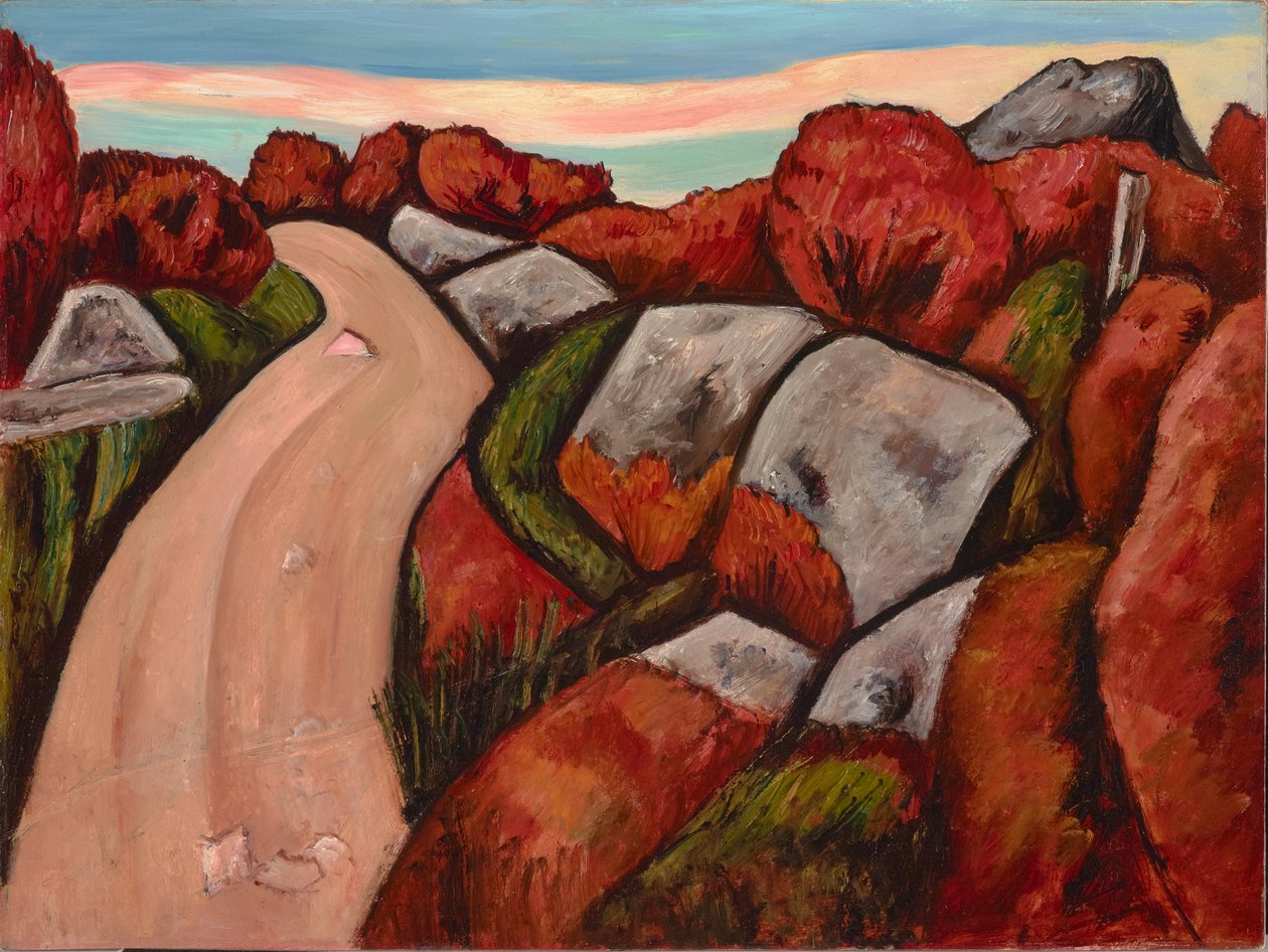 Carretera de arándanos, Dogtown, 1931 de Marsden Hartley