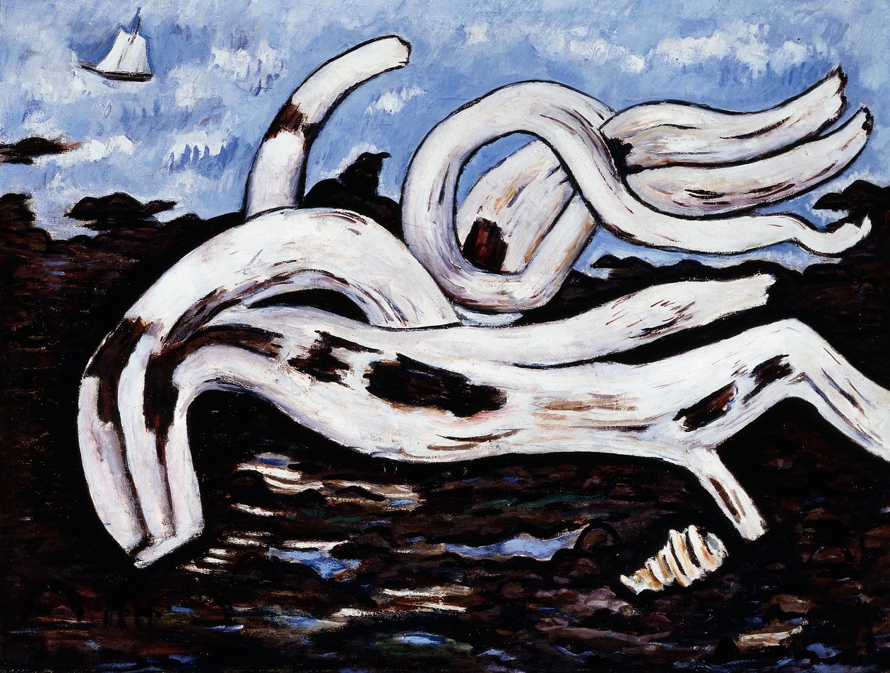 Madera a la deriva en el Bagaduce de Marsden Hartley