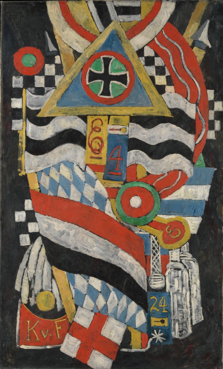 Retrato de un oficial alemán, 1914 de Marsden Hartley