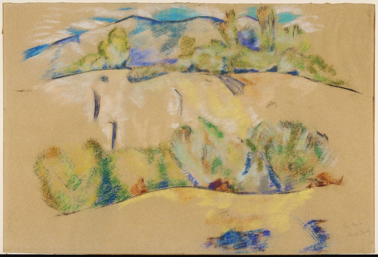 Taos-Berg de Marsden Hartley