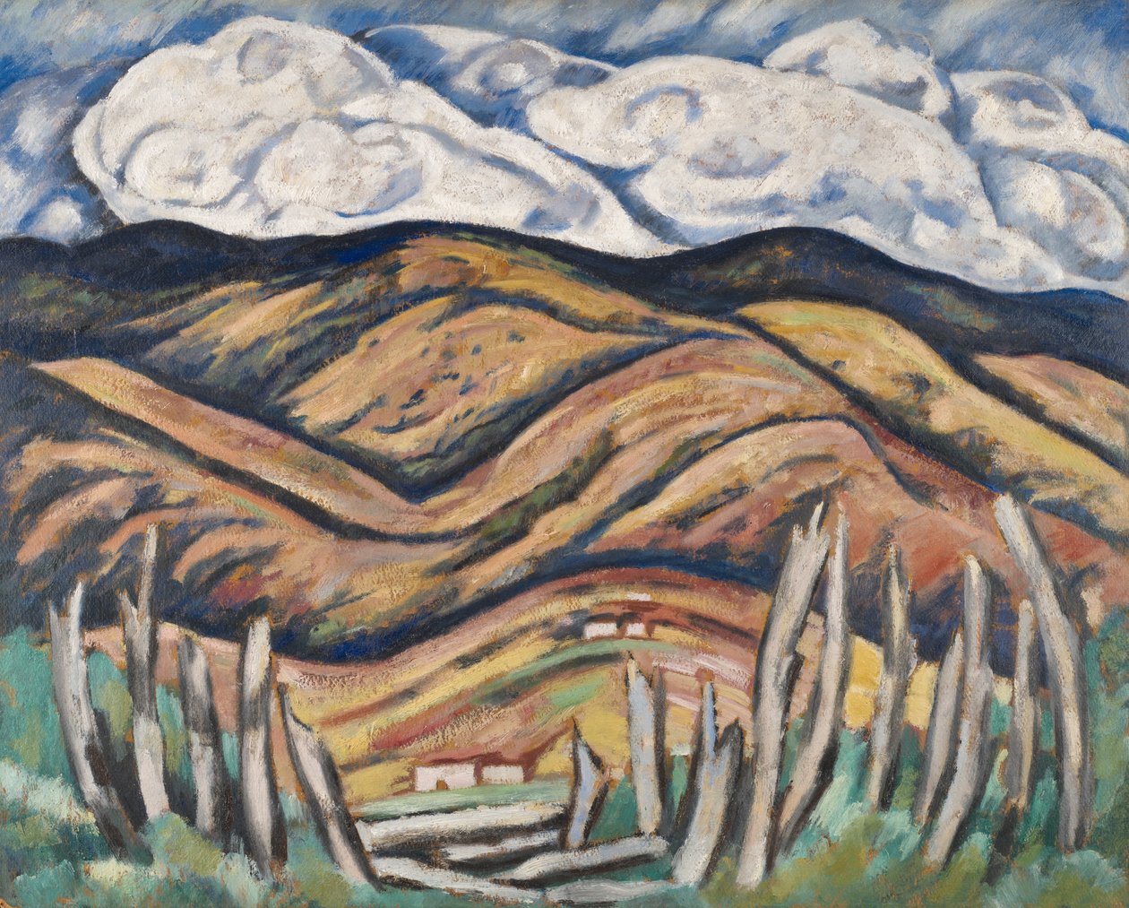 Lo último de Nueva Inglaterra-El principio de Nuevo México de Marsden Hartley