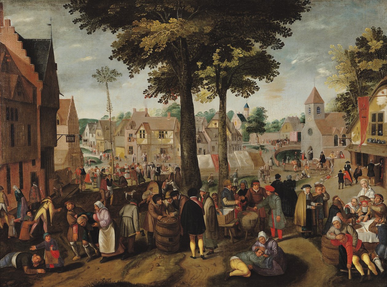 La feria flamenca de Marten van Cleve