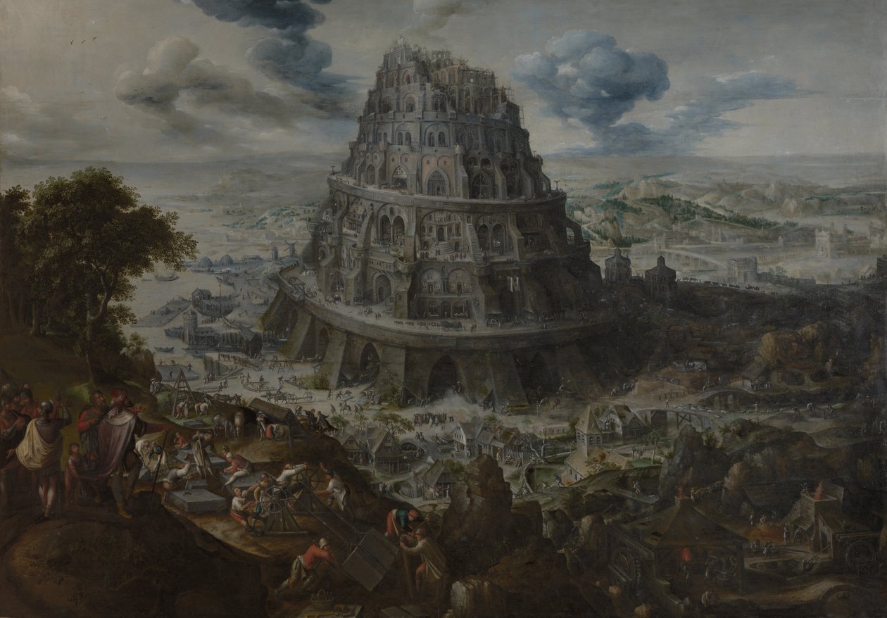 La Torre de Babel de Marten Valckenborch  the van Elder