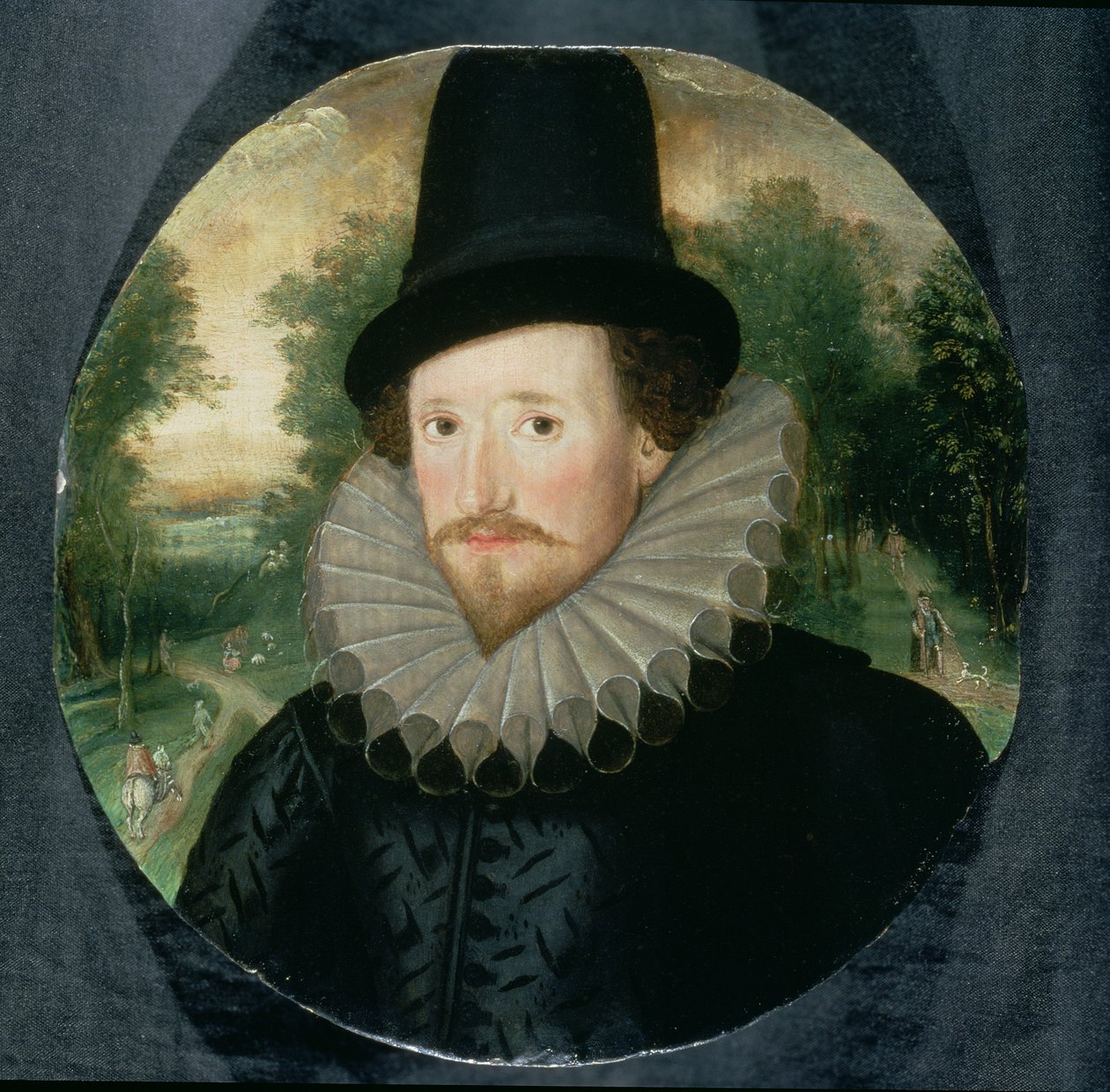 Retrato de un hombre con sombrero de Marten Valckenborch  the van Elder