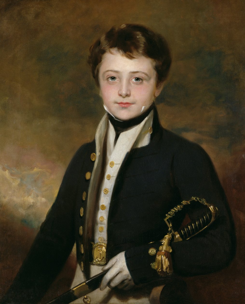 Retrato de un guardiamarina de Martin Archer Shee