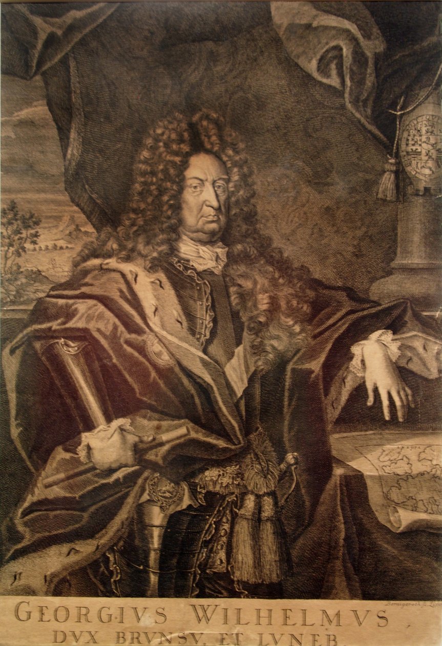 George William Duque de Brunswick y Lüneburg de Martin Bernigeroth