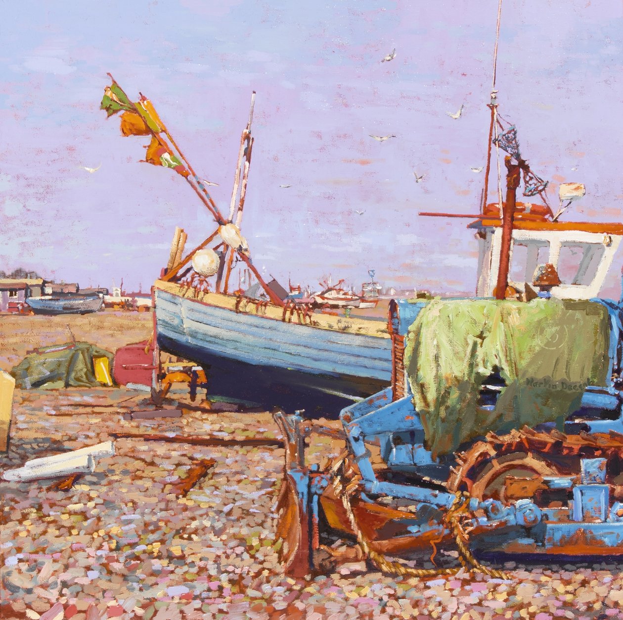 Día claro y azul (Playa de Aldeburgh) 2006 de Martin Decent