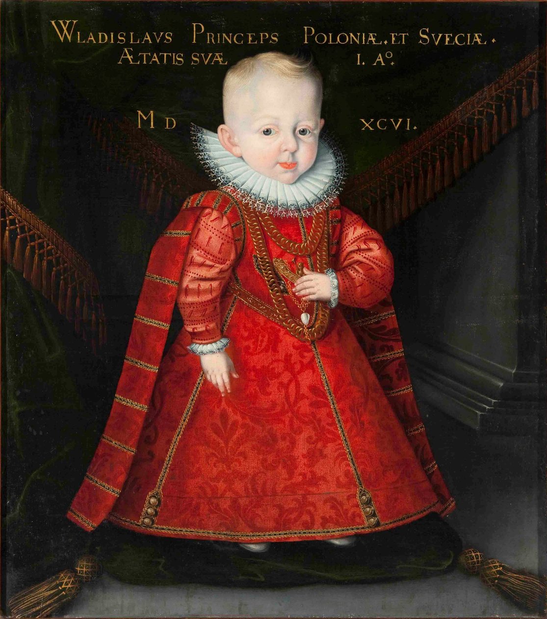 Retrato de Władysław Vasa (1595-1648), hijo del rey Segismundo III de Polonia de Martin Kober