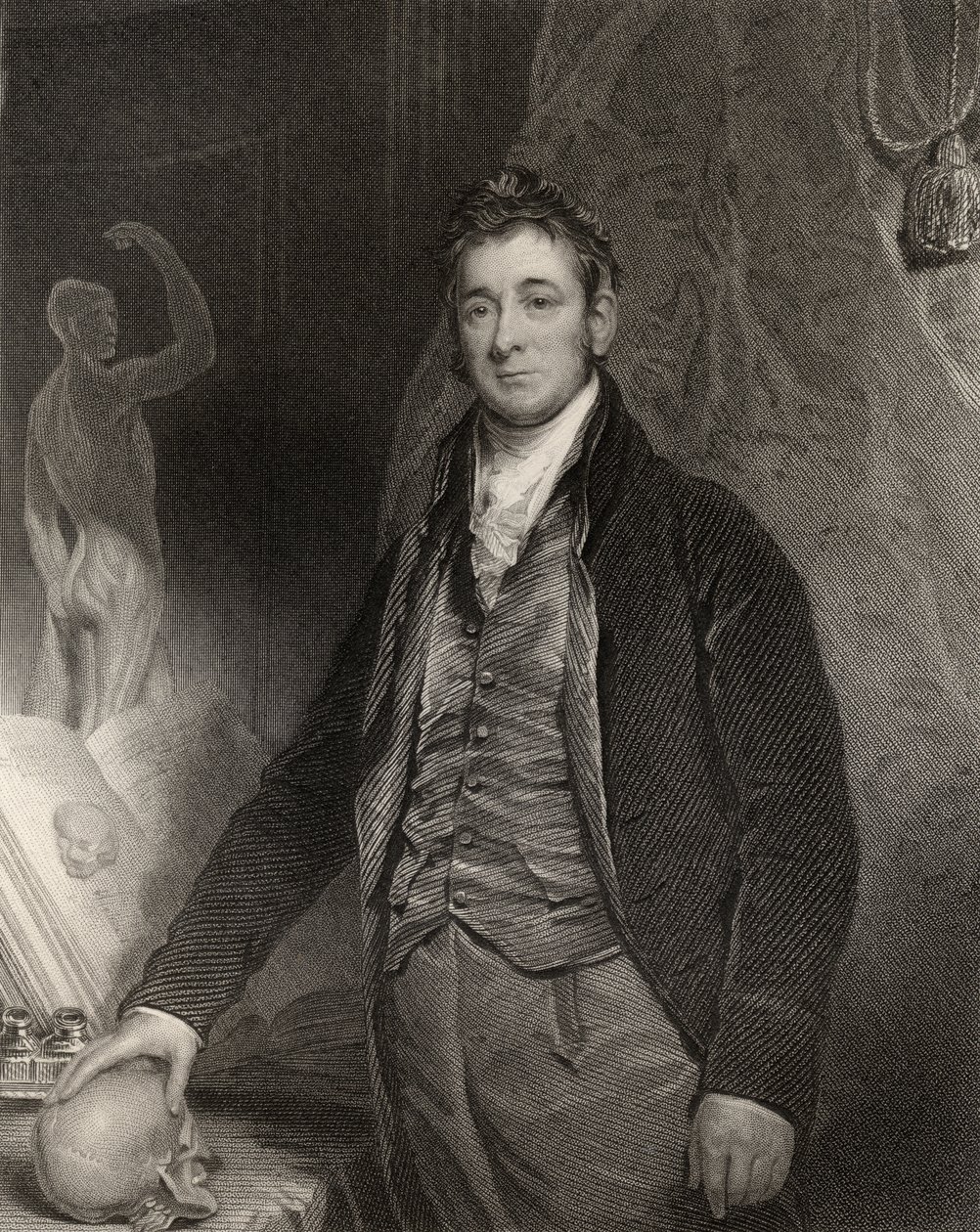 Sir Anthony Carlisle, grabado por H. Robinson, de 