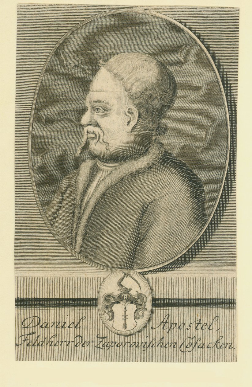 Hetman Danylo Apostol 1654-1734 de Martin Bernigeroth