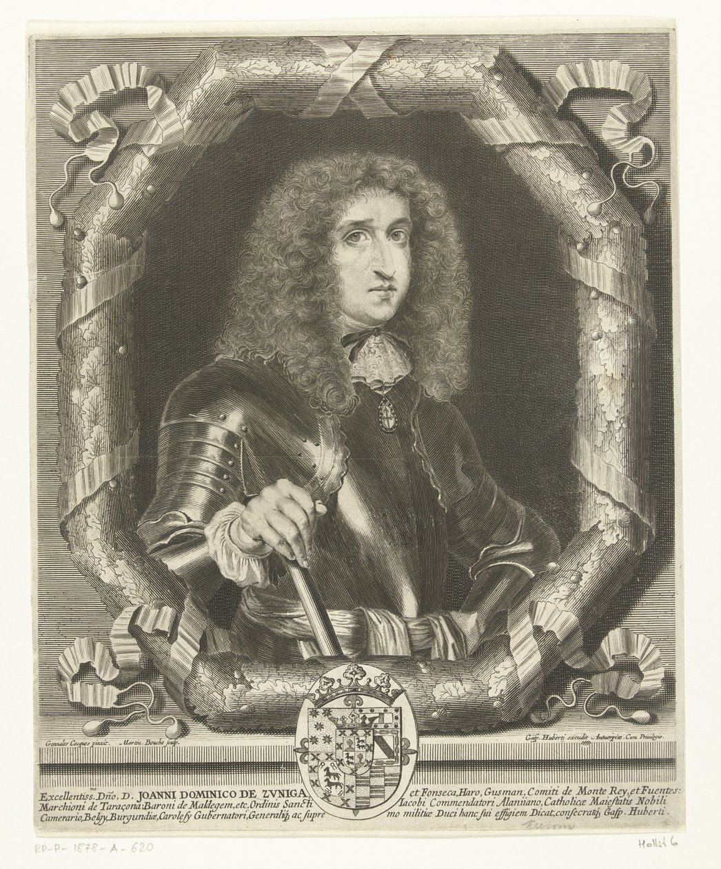 Retrato de Johannes Dominicus de Zúñiga y Fonseca de Martin Bouche