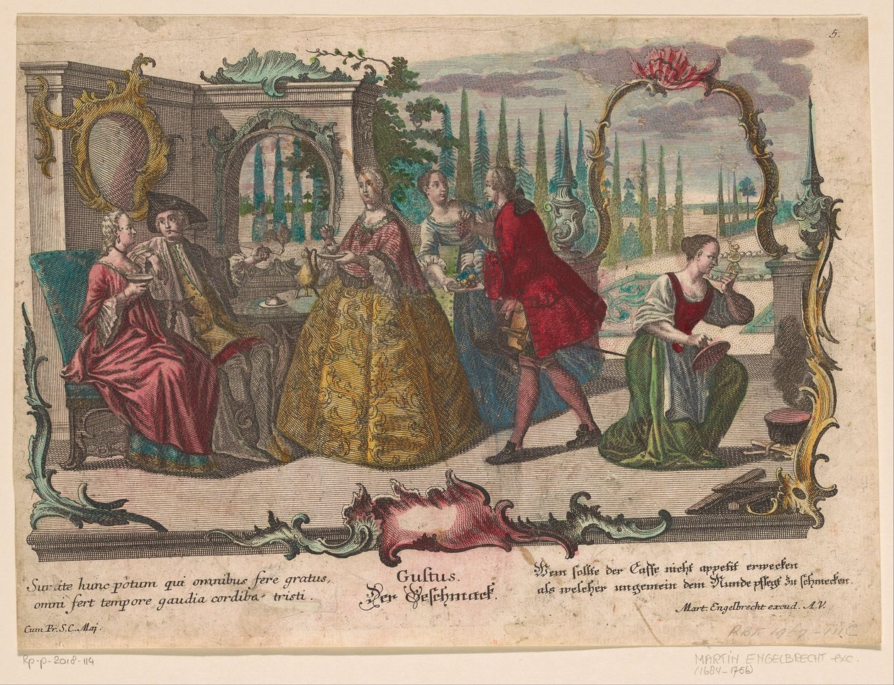 Gusto Gustus / Der Geschmack (título sobre objeto) Los cinco sentidos (título de la serie) de Martin Engelbrecht