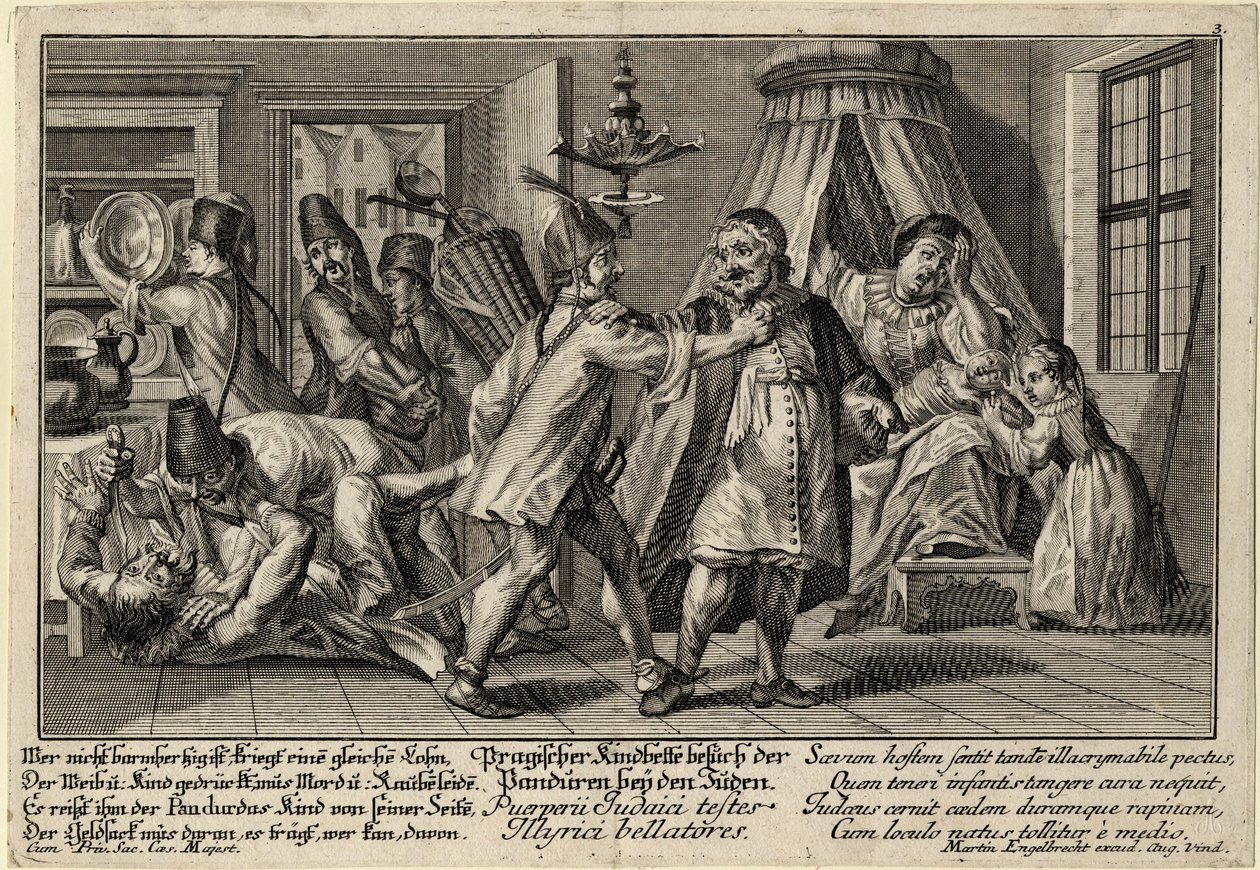 Los Pandurs visitando a los Judíos de Martin Engelbrecht