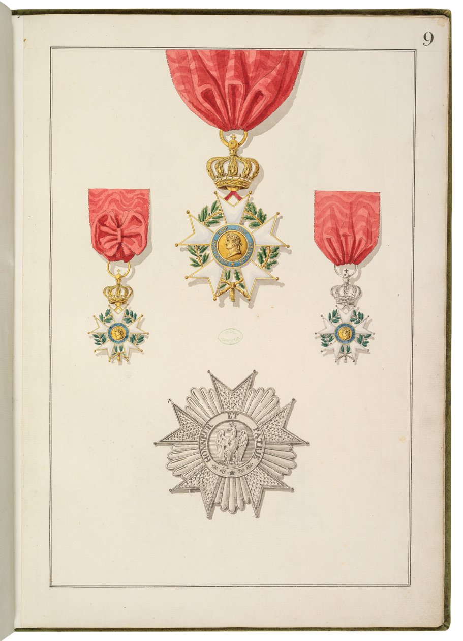 Página de Recueil des ordres français et étrangers de Martin Guillaume Biennais