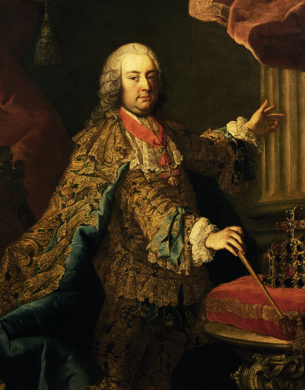 Retrato de Francisco I, Emperador del Sacro Imperio Romano (Nancy) de Martin II Mytens or Meytens