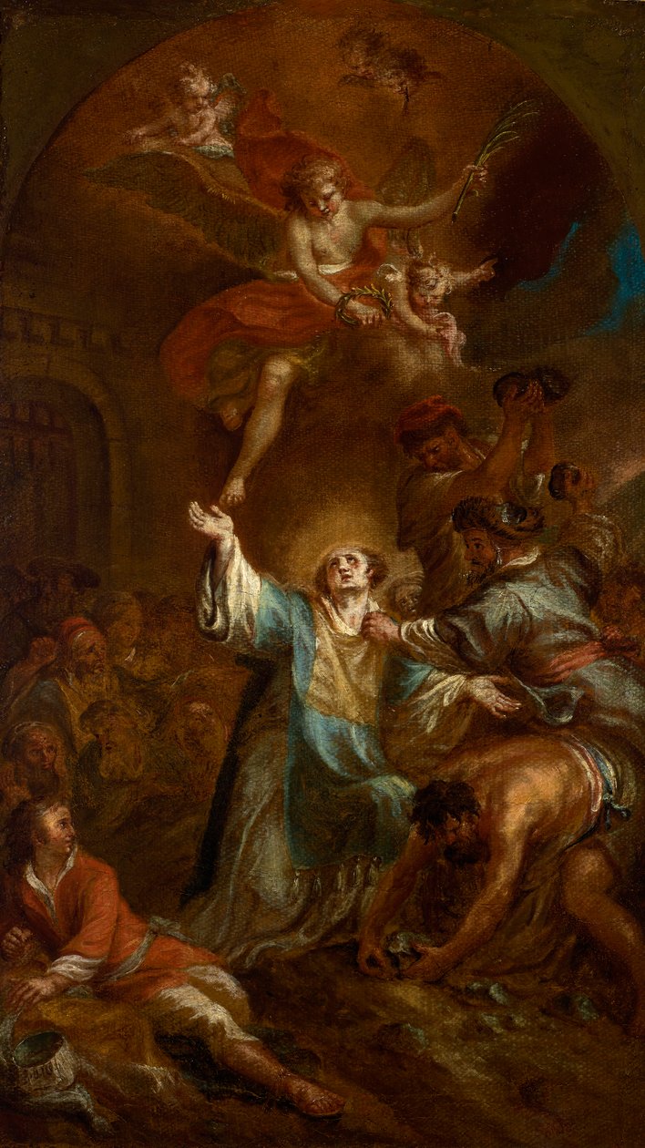 Lapidación de San Esteban de Martin Johann Schmidt