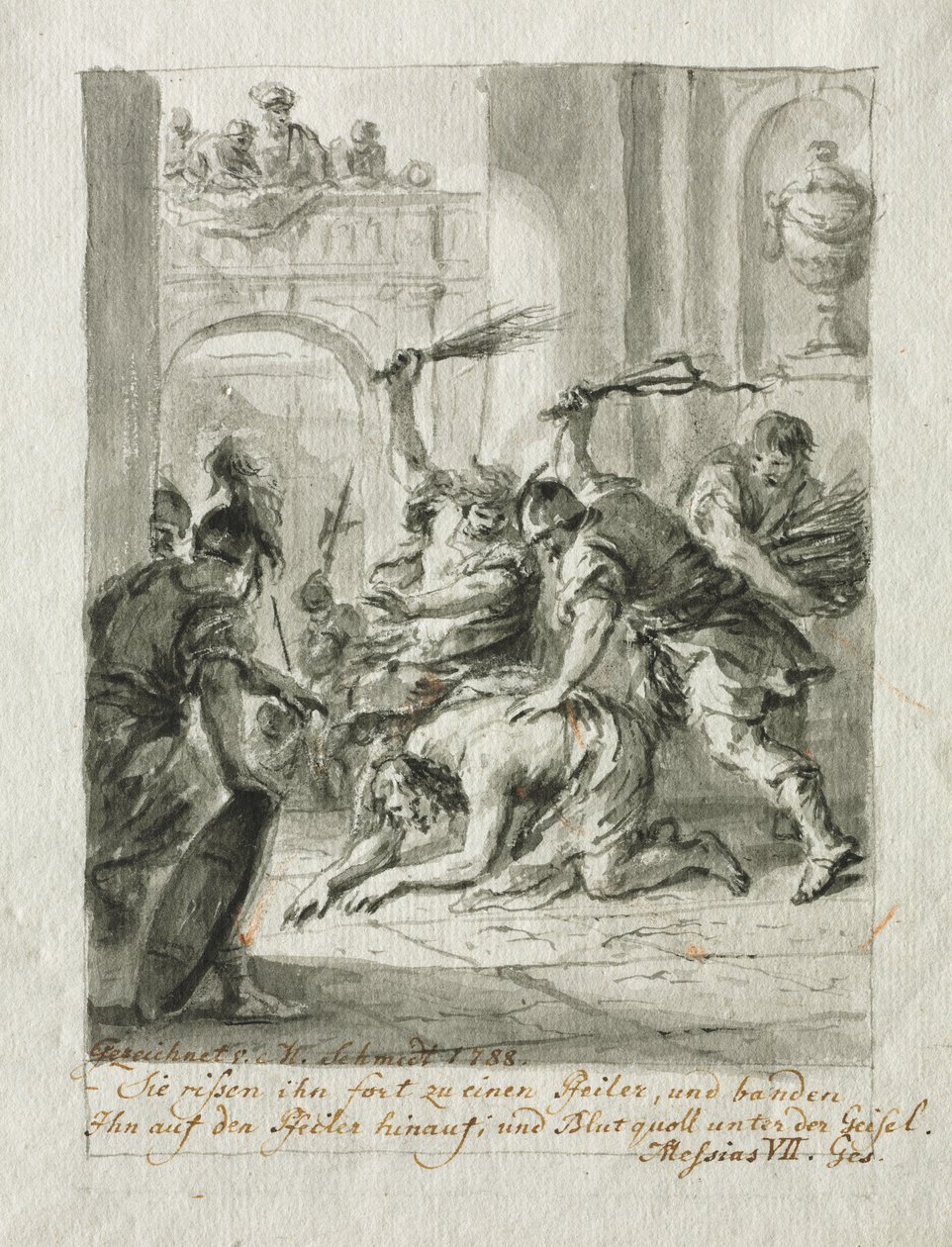 La Flagelación de Martin Johann Schmidt