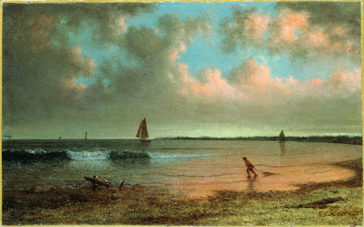 Escena costera de Nueva Inglaterra de Martin Johnson Heade