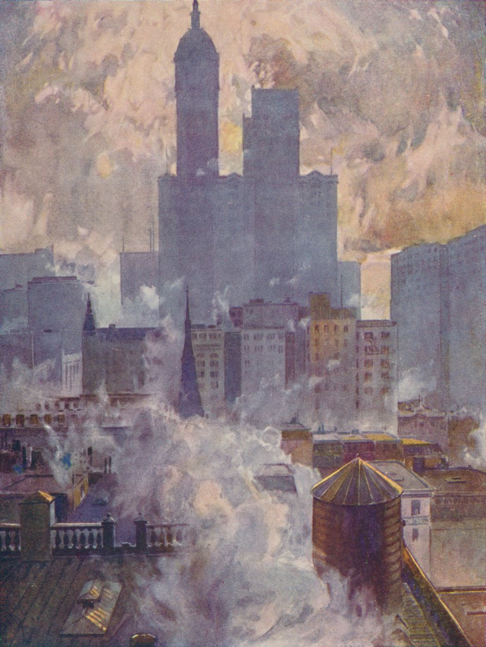 Nueva York, 1916 de Martin Lewis