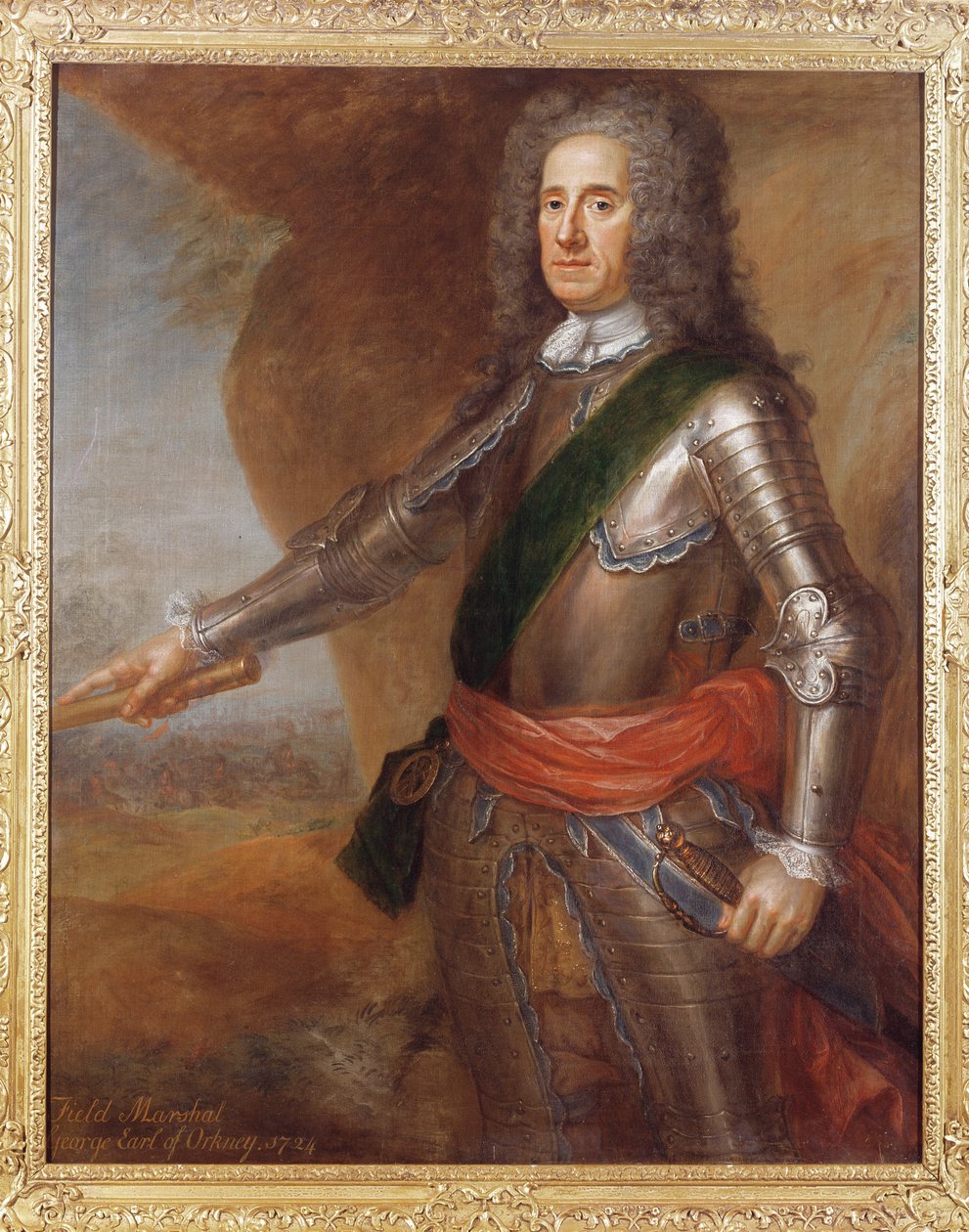Mariscal de campo George Hamilton (1666-1737) Conde de Orkney, 1724 de Martin Maingaud