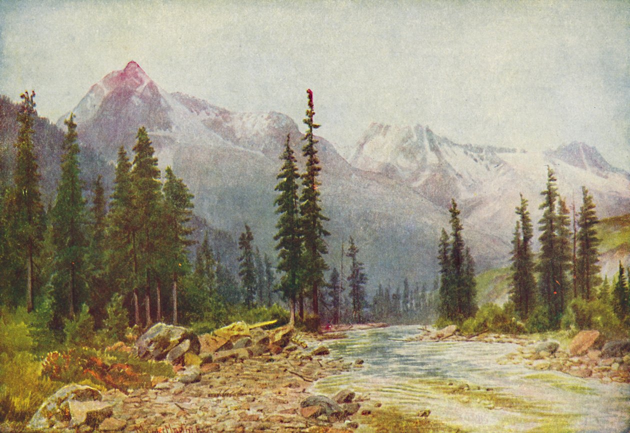 Las Montañas Rocosas, 1916 de Thomas Mower Martin