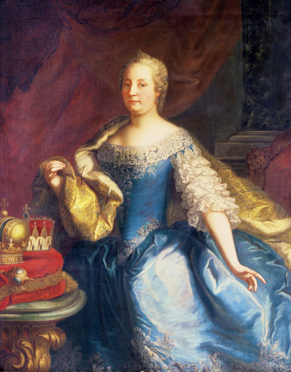 Retrato de la emperatriz María Teresa de Austria de Martin Mytens or Meytens
