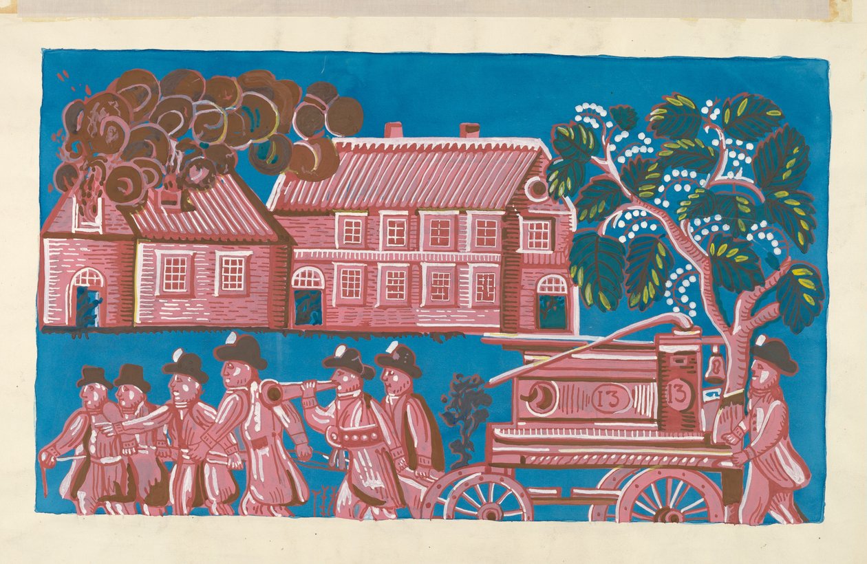 Diseño de caja de sombreros, c. 1937 de Martin Partyka