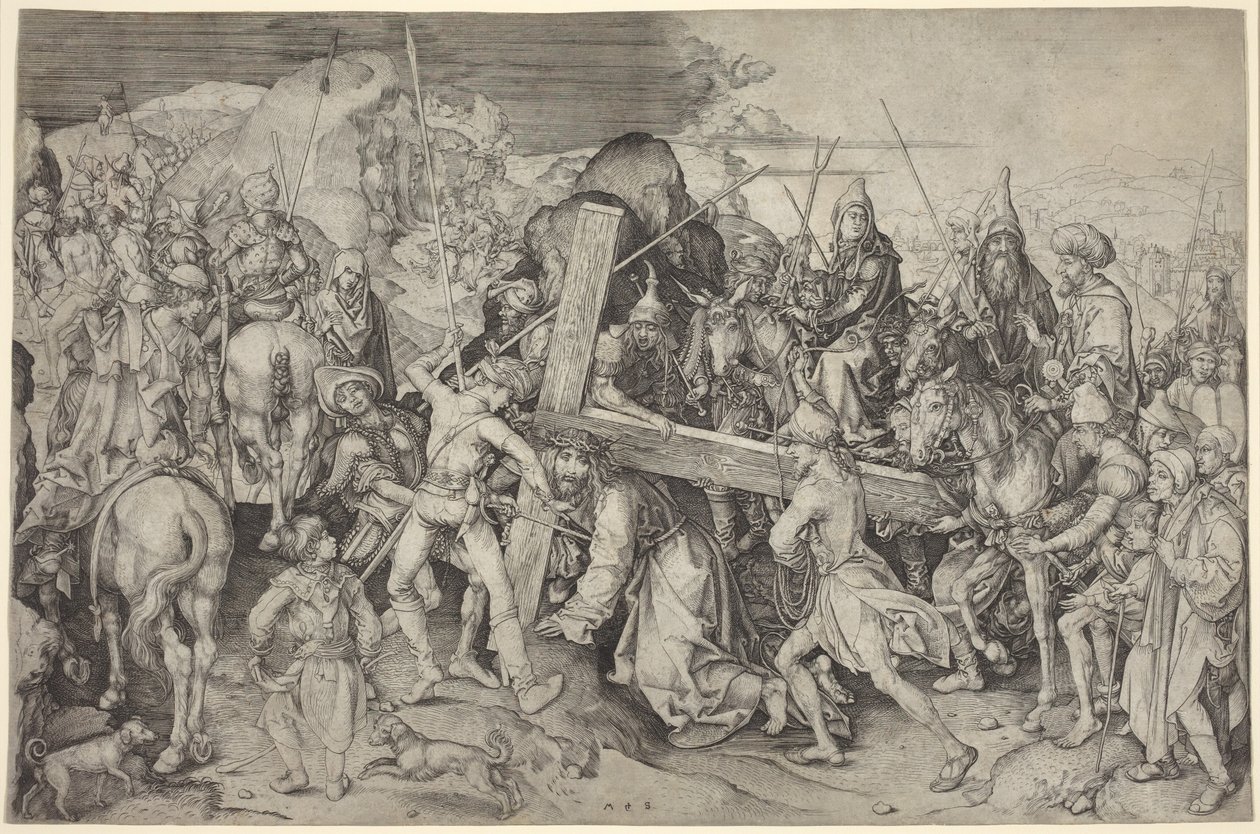 Cristo cargando la cruz de Martin Schongauer