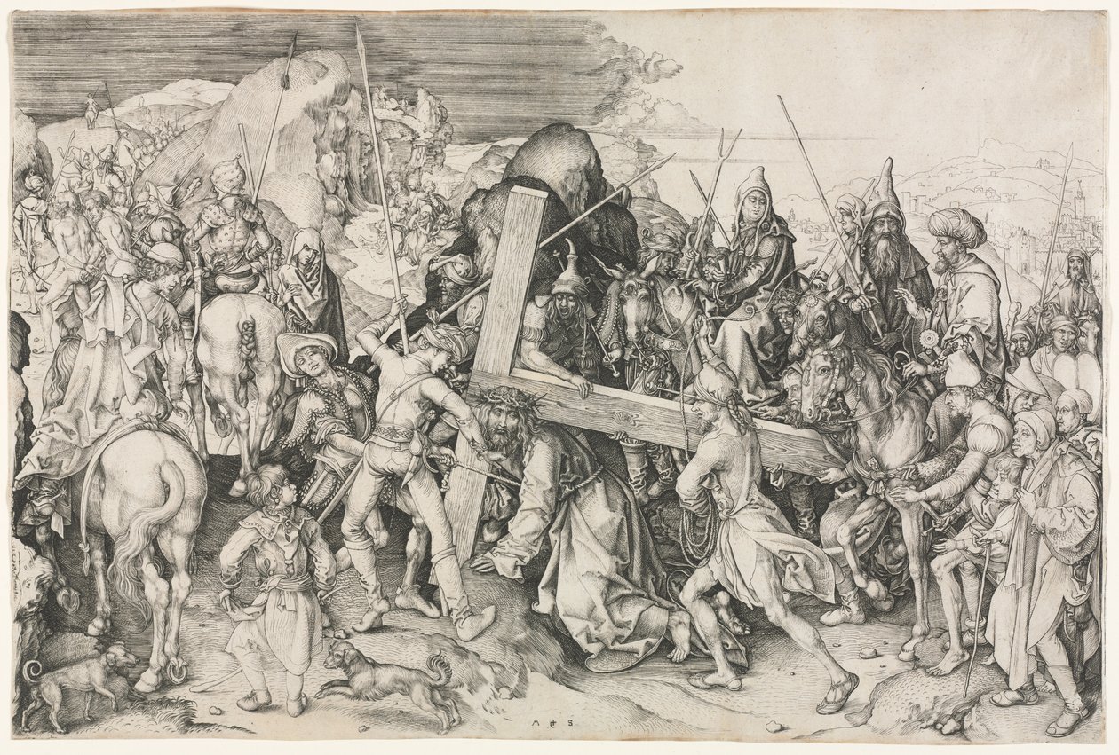 Cristo Cargando la Cruz de Martin Schongauer