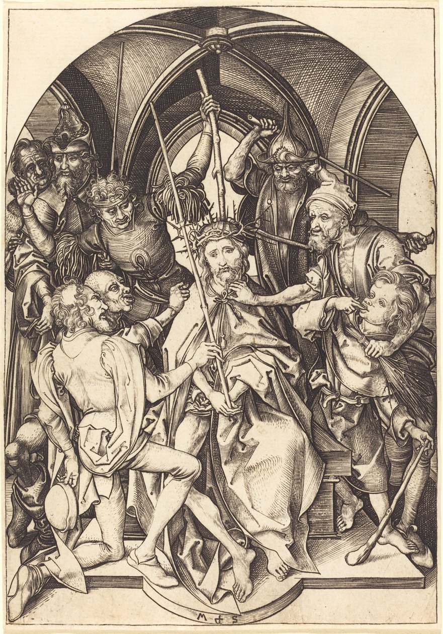 Cristo Coronado de Espinas de Martin Schongauer